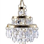 Kurt Adler Chandelier Ornament D0891 Three‑Tier Crystal Beaded Acrylic-0