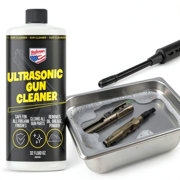 Ultrasonic Gun Cleaner Solution Concentrate + Free Cleaning Cloth | Makes 50 Gal. | Made in The USA | Gun Parts Cleaner for All Ultrasonic Machines | Highly Concentrated Firearm Cleaning Liquid-3