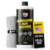 Ultrasonic Gun Cleaner Solution Concentrate + Free Cleaning Cloth | Makes 50 Gal. | Made in The USA | Gun Parts Cleaner for All Ultrasonic Machines | Highly Concentrated Firearm Cleaning Liquid-0