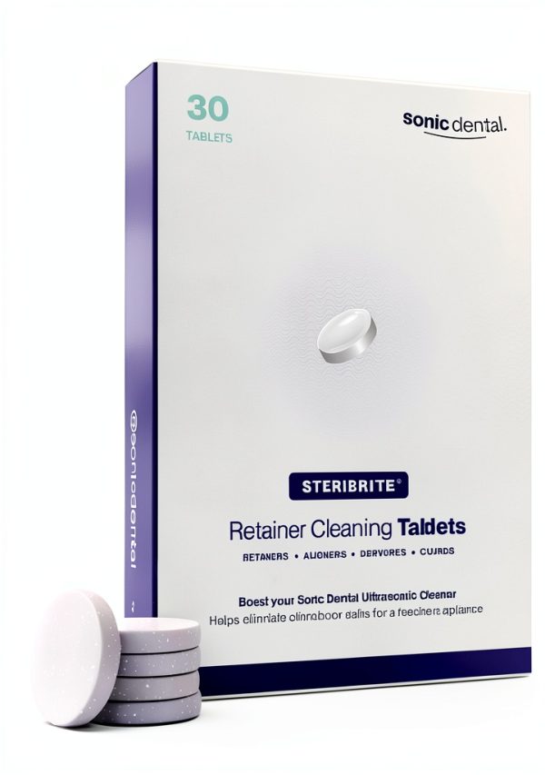 Cleaning Tablets with Steribrite® - 30 Tablets, 1 Month Supply. for use with The Sonic Pro-0