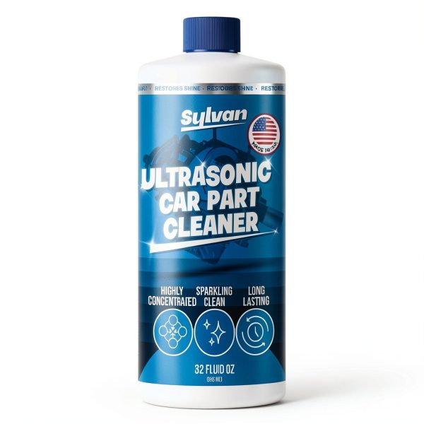 Ultrasonic Carburetor & Parts Cleaner Solution Concentrate + Free Cleaning Cloth | Makes 50 Gal. | Made in The USA | for All Ultrasonic and Immersion Machines | Cleaning Liquid | Engine Parts, Carbs-1