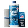 Ultrasonic Carburetor & Parts Cleaner Solution Concentrate + Free Cleaning Cloth | Makes 50 Gal. | Made in The USA | for All Ultrasonic and Immersion Machines | Cleaning Liquid | Engine Parts, Carbs-0
