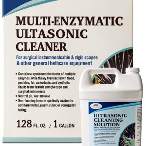NORTHWEST ENTERPRISES Multi-Enzymatic Ultrasonic Cleaner Solution for Surgical Instrument and Equipment Reprocessing. Concentrated. One Gallon.-0