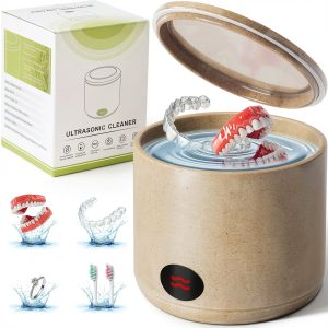 Ultrasonic Retainer & Denture Cleaner Sawkit HR-01 120mL Quiet 45kHz-0