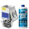 Ultrasonic Carburetor & Parts Cleaner Solution Concentrate + Free Cleaning Cloth | Makes 50 Gal. | Made in The USA | for All Ultrasonic and Immersion Machines | Cleaning Liquid | Engine Parts, Carbs-3