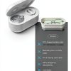 Ultrasonic Jewelry Cleaner Pixosn 200ml 304 Steel Tank UV Dry White-2