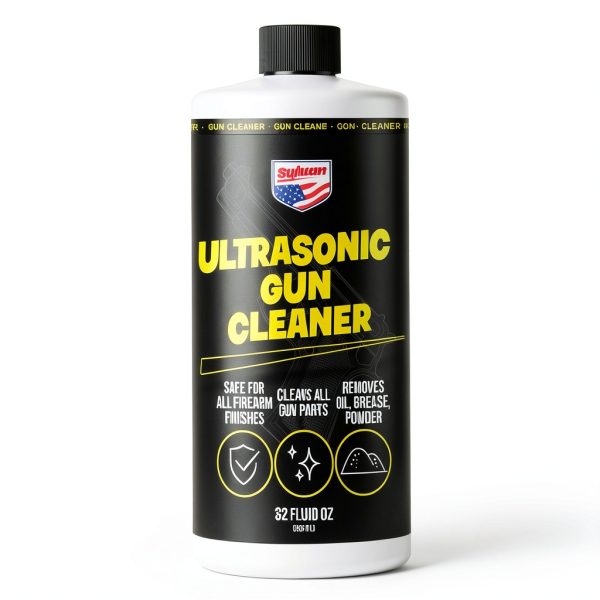 Ultrasonic Gun Cleaner Solution Concentrate + Free Cleaning Cloth | Makes 50 Gal. | Made in The USA | Gun Parts Cleaner for All Ultrasonic Machines | Highly Concentrated Firearm Cleaning Liquid-4