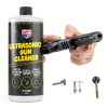 Ultrasonic Gun Cleaner Solution Concentrate + Free Cleaning Cloth | Makes 50 Gal. | Made in The USA | Gun Parts Cleaner for All Ultrasonic Machines | Highly Concentrated Firearm Cleaning Liquid-1
