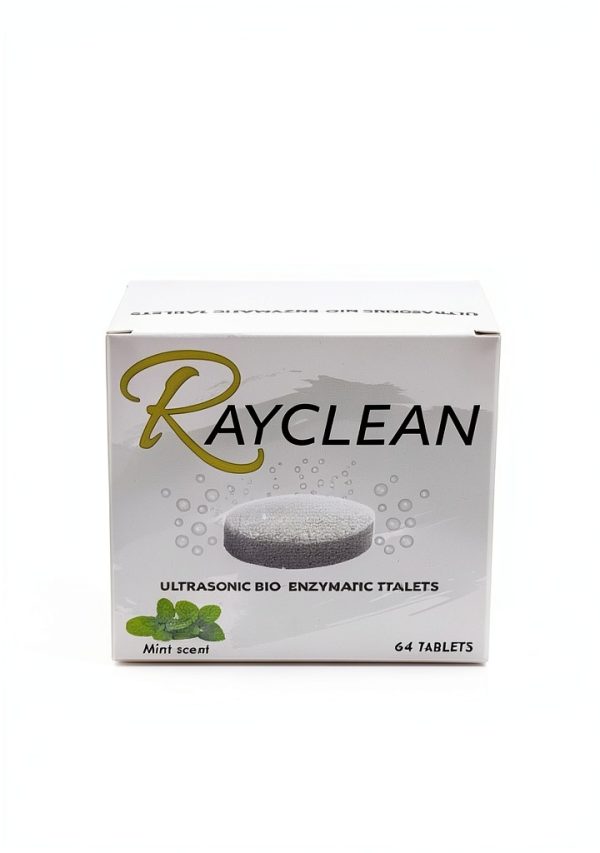 RayClean Ultrasonic Bio-Enzymatic Cleaning Tablets (Pack of 64)-1