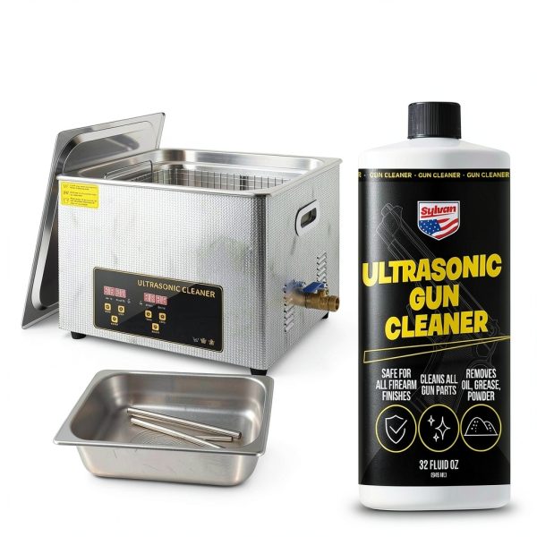 Ultrasonic Gun Cleaner Solution Concentrate + Free Cleaning Cloth | Makes 50 Gal. | Made in The USA | Gun Parts Cleaner for All Ultrasonic Machines | Highly Concentrated Firearm Cleaning Liquid-6